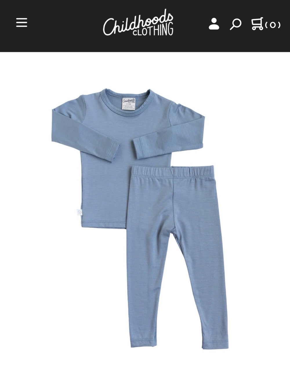 Childhoods Clothing Blue pajama set 10
